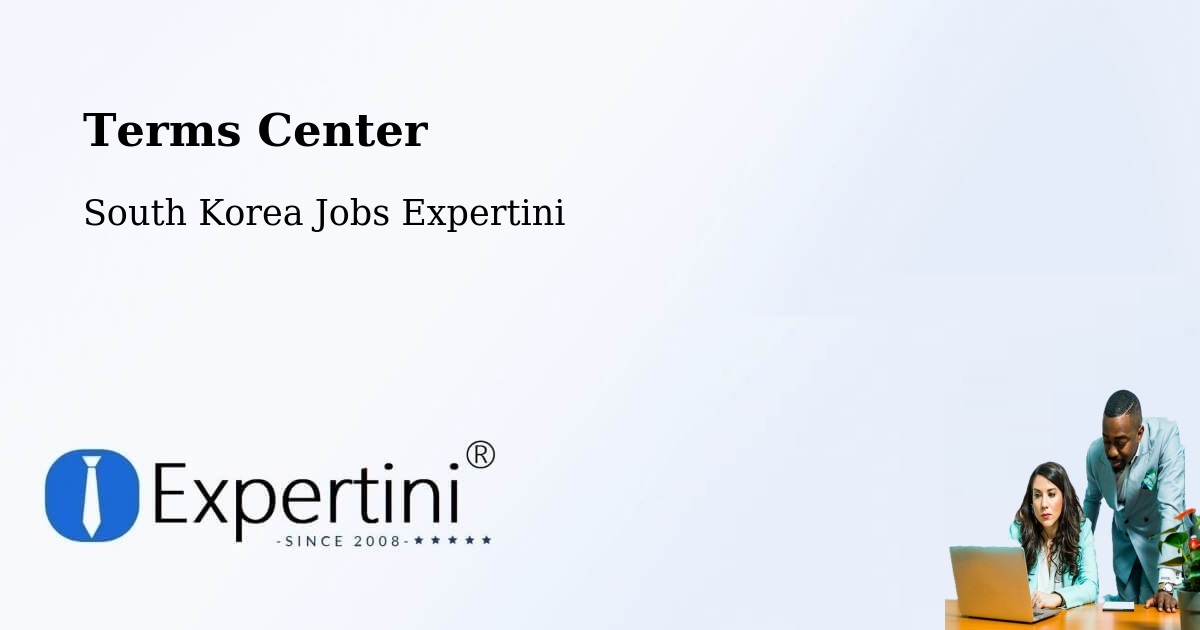Terms of Service – South Korea - South Korea Jobs Expertini